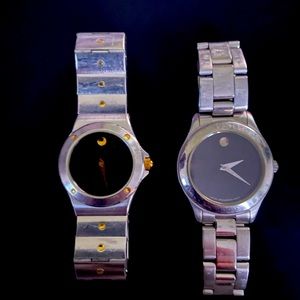 Selling Movado watches.sold separately but will discount if bought together.